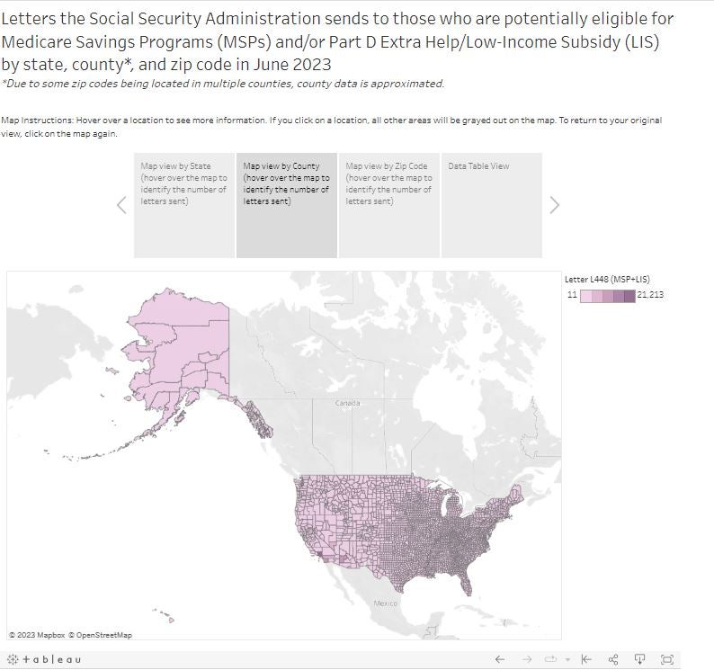 New Tool Maps Eligibility for Medicare Part D Extra Help and Savings